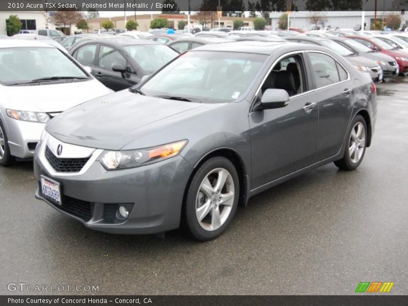 Polished Metal Metallic / Ebony 2010 Acura TSX Sedan