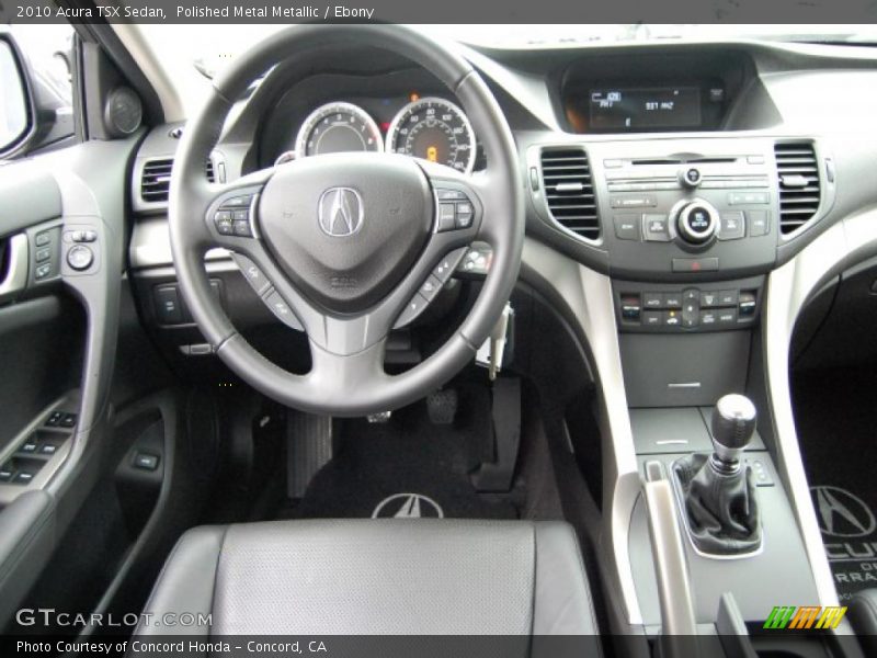 Polished Metal Metallic / Ebony 2010 Acura TSX Sedan