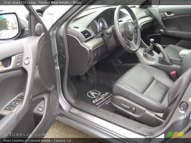 Polished Metal Metallic / Ebony 2010 Acura TSX Sedan