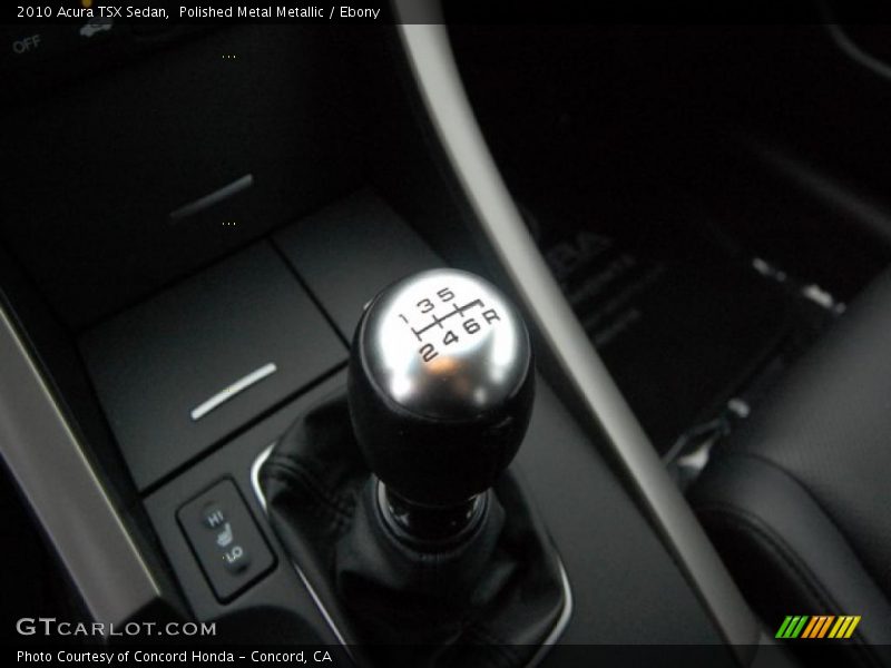 Polished Metal Metallic / Ebony 2010 Acura TSX Sedan