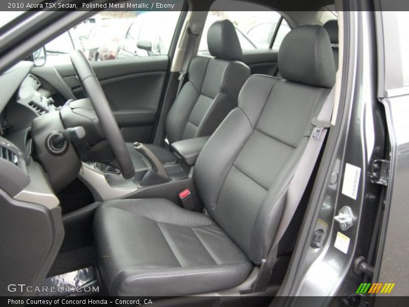 Polished Metal Metallic / Ebony 2010 Acura TSX Sedan