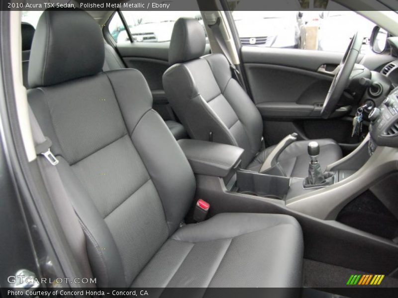 Polished Metal Metallic / Ebony 2010 Acura TSX Sedan