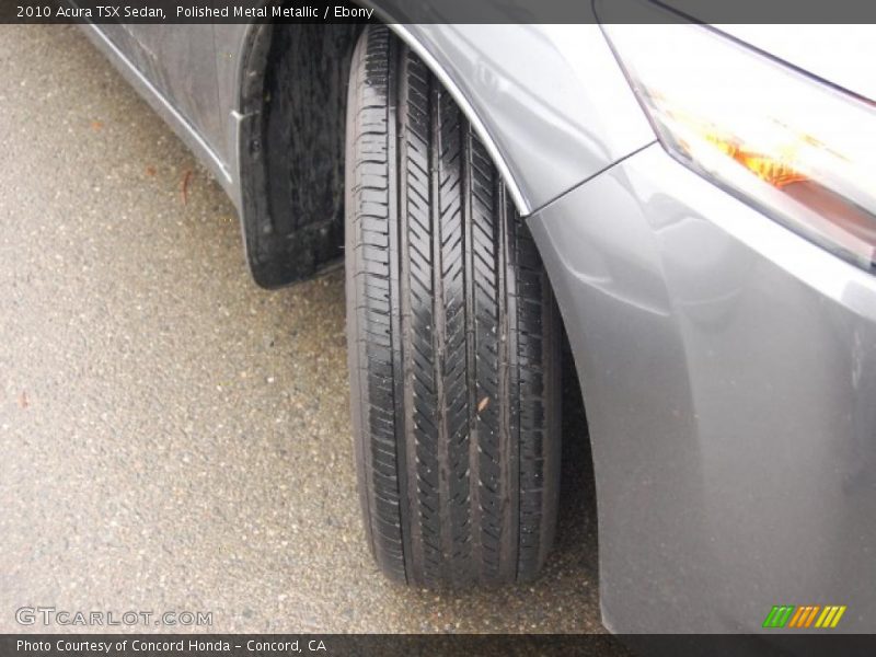 Polished Metal Metallic / Ebony 2010 Acura TSX Sedan