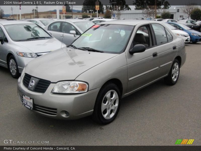 Radium Gray / Taupe 2004 Nissan Sentra 1.8 S