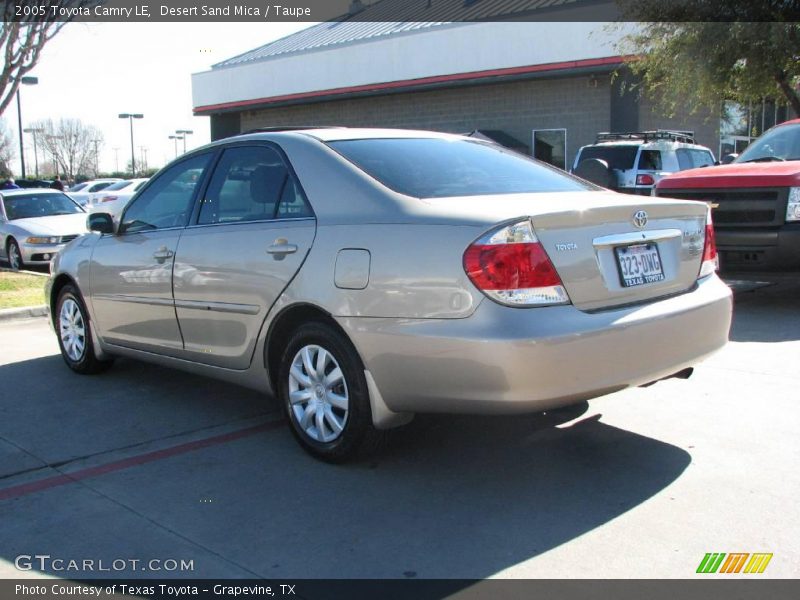 Desert Sand Mica / Taupe 2005 Toyota Camry LE