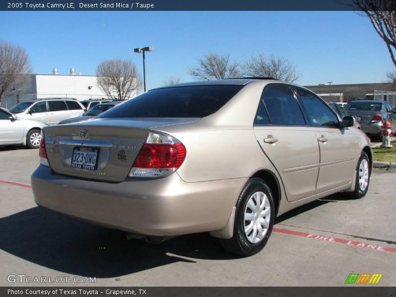 Desert Sand Mica / Taupe 2005 Toyota Camry LE