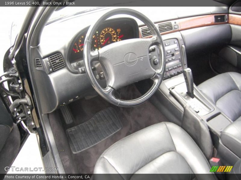 Black Onyx / Black 1996 Lexus SC 400