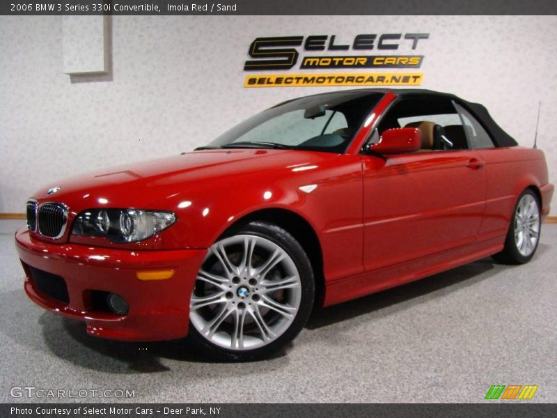 Imola Red / Sand 2006 BMW 3 Series 330i Convertible