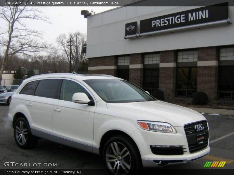 Calla White / Cardamom Beige 2009 Audi Q7 4.2 Prestige quattro