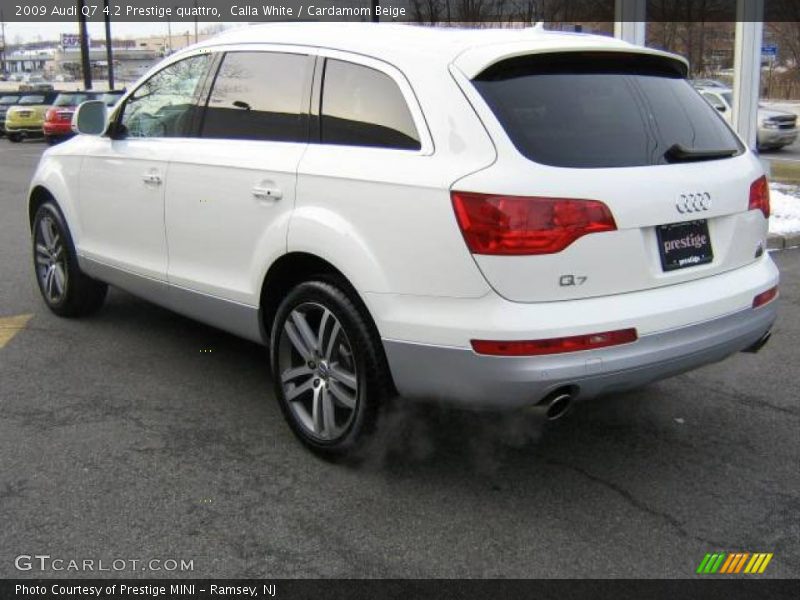 Calla White / Cardamom Beige 2009 Audi Q7 4.2 Prestige quattro