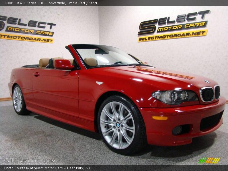 Imola Red / Sand 2006 BMW 3 Series 330i Convertible