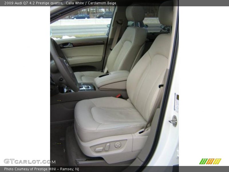 Calla White / Cardamom Beige 2009 Audi Q7 4.2 Prestige quattro