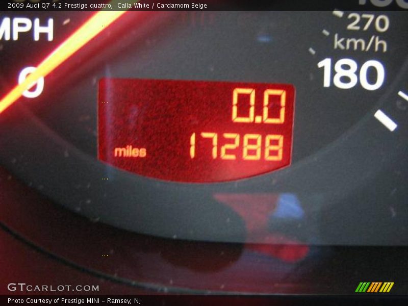 Calla White / Cardamom Beige 2009 Audi Q7 4.2 Prestige quattro