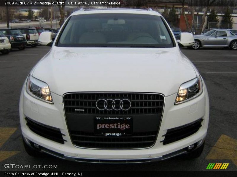 Calla White / Cardamom Beige 2009 Audi Q7 4.2 Prestige quattro