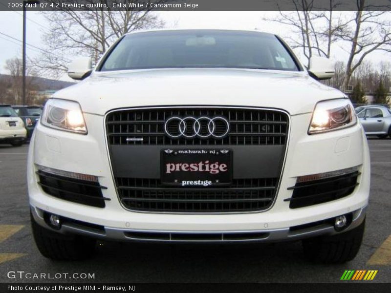 Calla White / Cardamom Beige 2009 Audi Q7 4.2 Prestige quattro