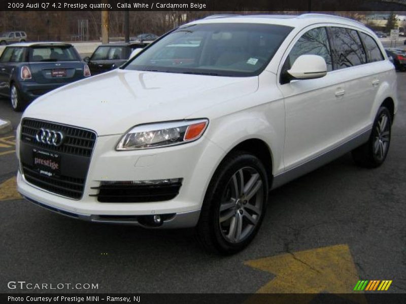 Calla White / Cardamom Beige 2009 Audi Q7 4.2 Prestige quattro