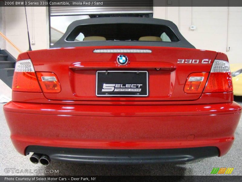 Imola Red / Sand 2006 BMW 3 Series 330i Convertible