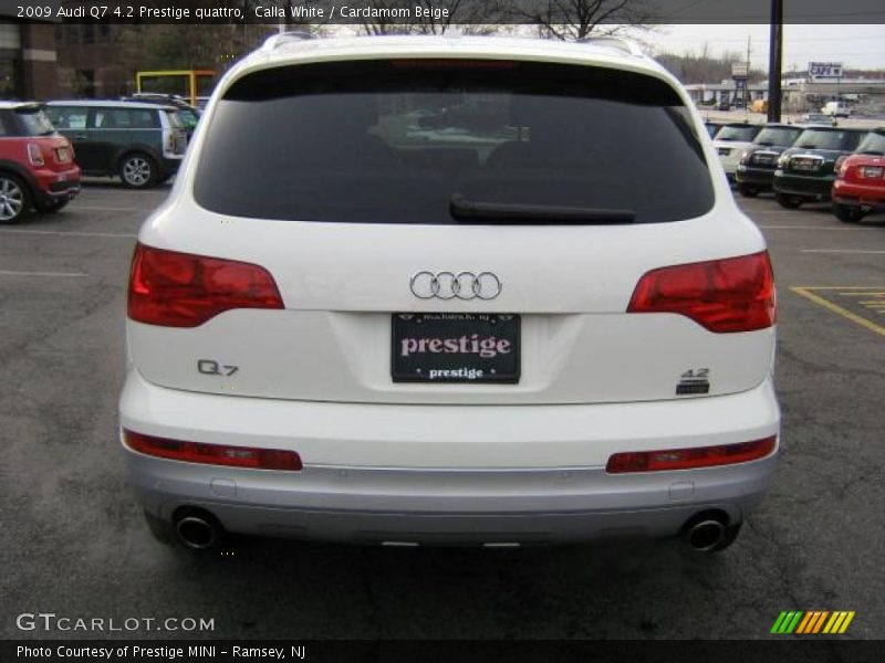 Calla White / Cardamom Beige 2009 Audi Q7 4.2 Prestige quattro