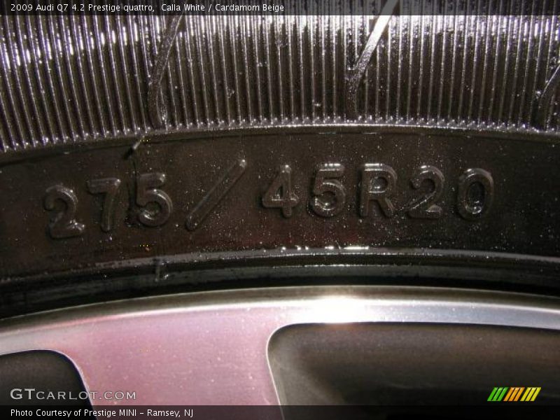 Calla White / Cardamom Beige 2009 Audi Q7 4.2 Prestige quattro