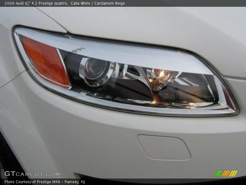Calla White / Cardamom Beige 2009 Audi Q7 4.2 Prestige quattro