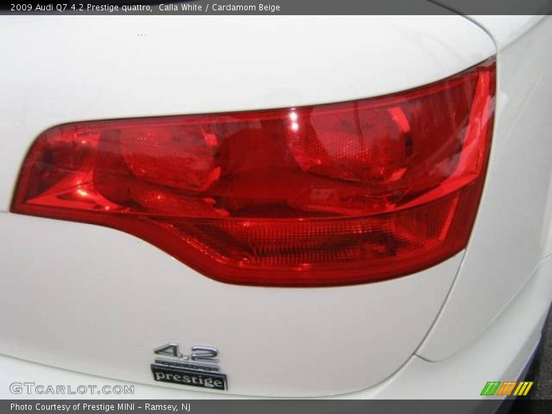 Calla White / Cardamom Beige 2009 Audi Q7 4.2 Prestige quattro