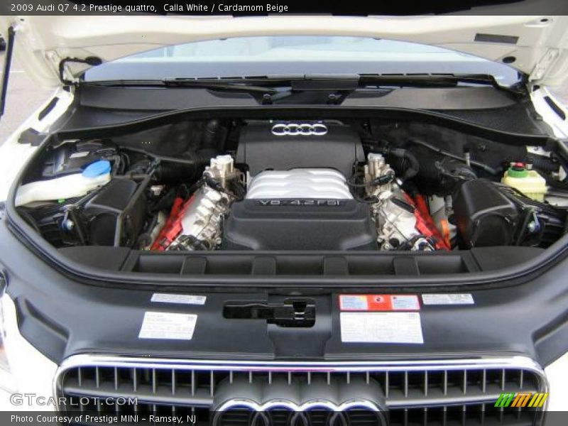 Calla White / Cardamom Beige 2009 Audi Q7 4.2 Prestige quattro