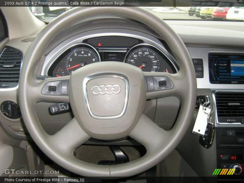 Calla White / Cardamom Beige 2009 Audi Q7 4.2 Prestige quattro