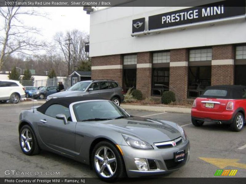 Silver Graphite / Black 2007 Saturn Sky Red Line Roadster