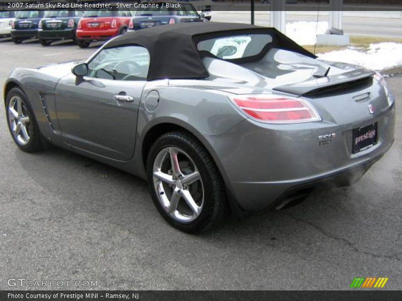 Silver Graphite / Black 2007 Saturn Sky Red Line Roadster