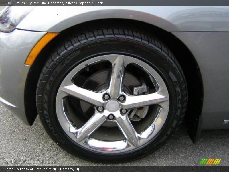 Silver Graphite / Black 2007 Saturn Sky Red Line Roadster
