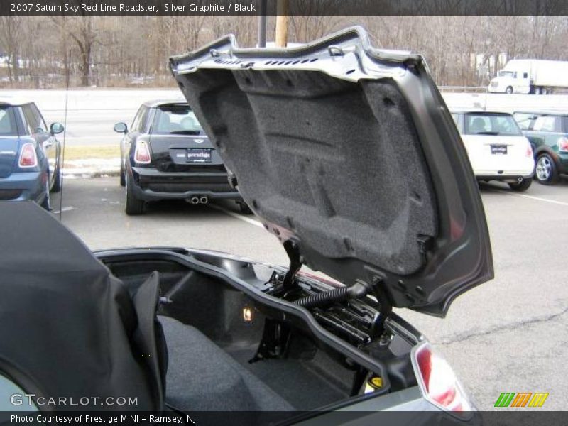 Silver Graphite / Black 2007 Saturn Sky Red Line Roadster