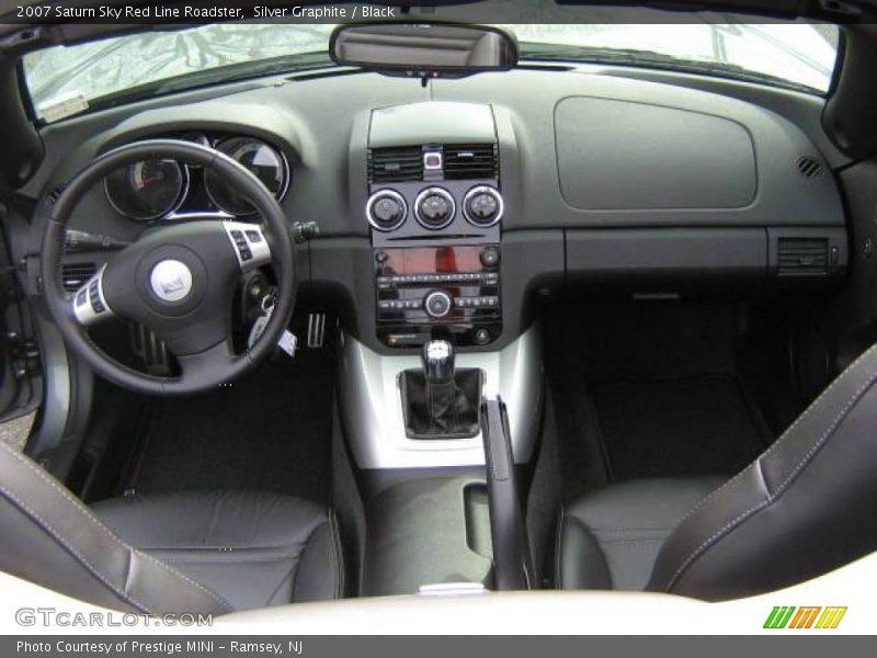 Silver Graphite / Black 2007 Saturn Sky Red Line Roadster