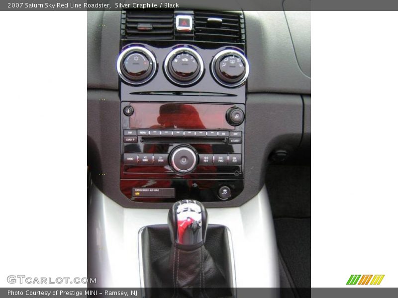 Silver Graphite / Black 2007 Saturn Sky Red Line Roadster