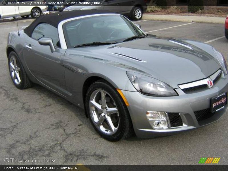Silver Graphite / Black 2007 Saturn Sky Red Line Roadster