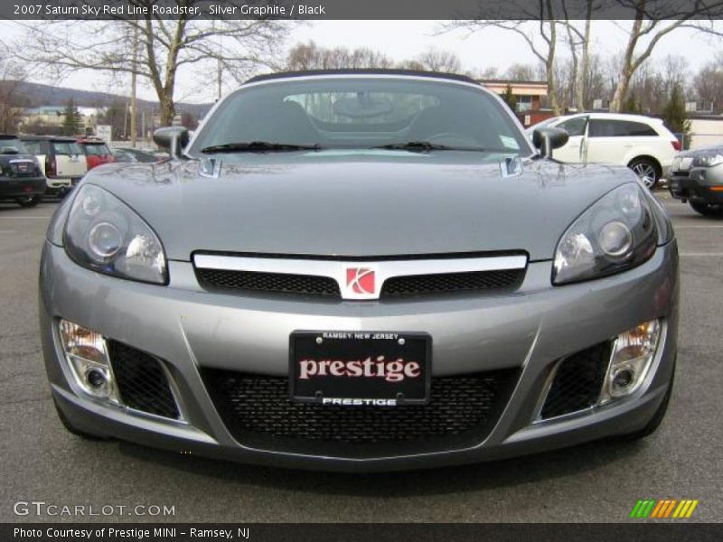 Silver Graphite / Black 2007 Saturn Sky Red Line Roadster