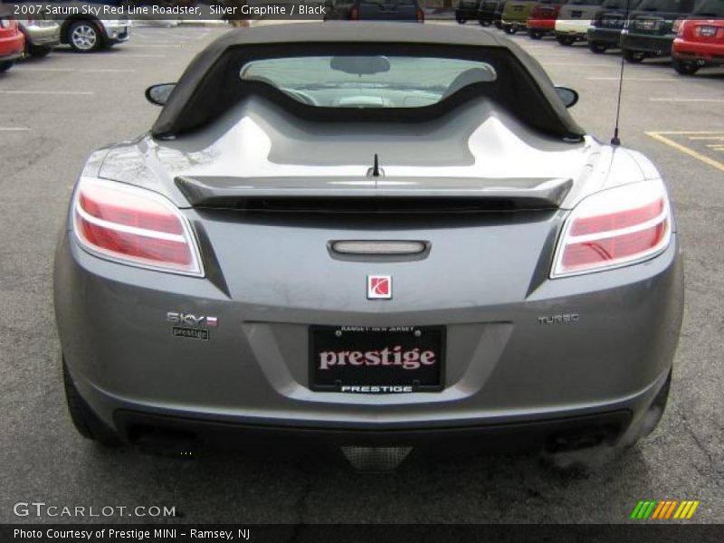 Silver Graphite / Black 2007 Saturn Sky Red Line Roadster