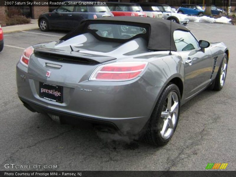 Silver Graphite / Black 2007 Saturn Sky Red Line Roadster
