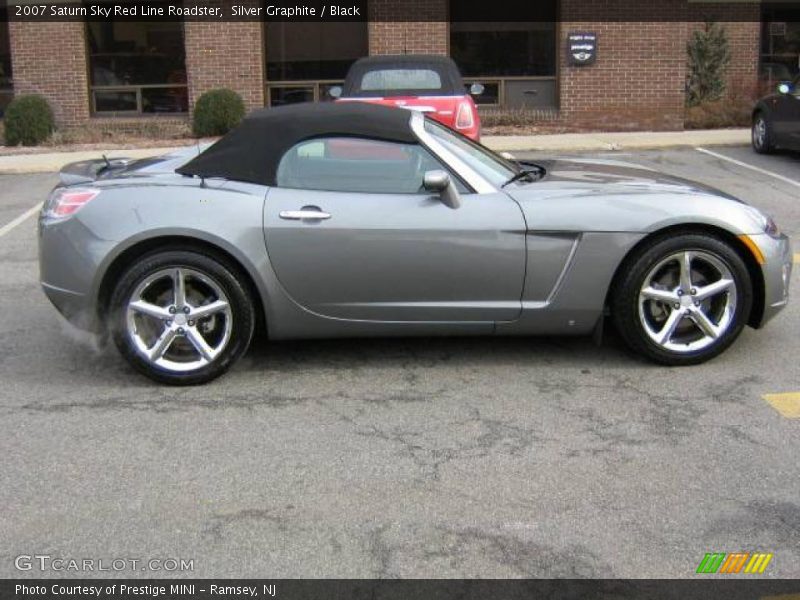 Silver Graphite / Black 2007 Saturn Sky Red Line Roadster