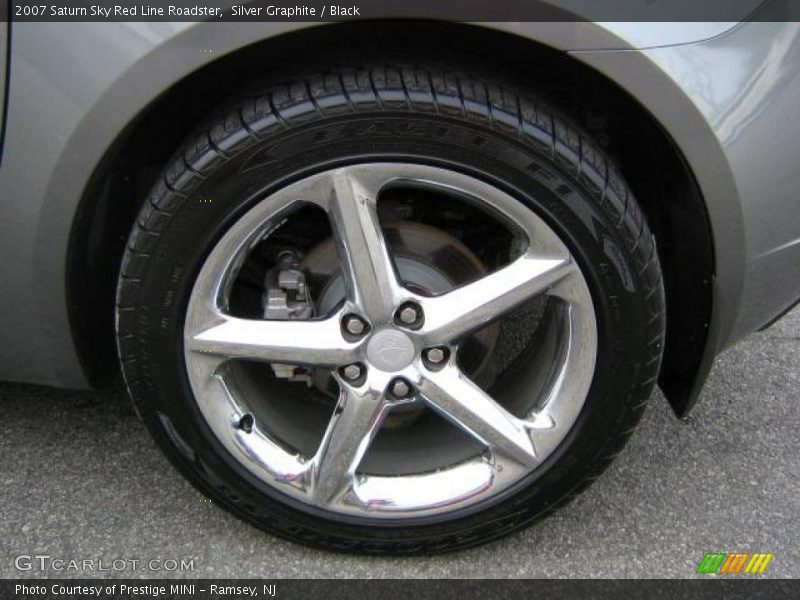 Silver Graphite / Black 2007 Saturn Sky Red Line Roadster