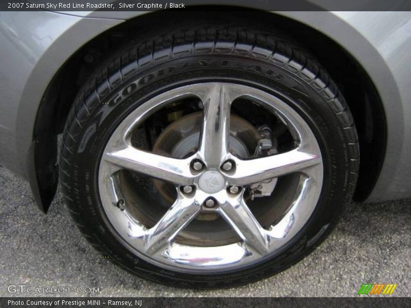 Silver Graphite / Black 2007 Saturn Sky Red Line Roadster