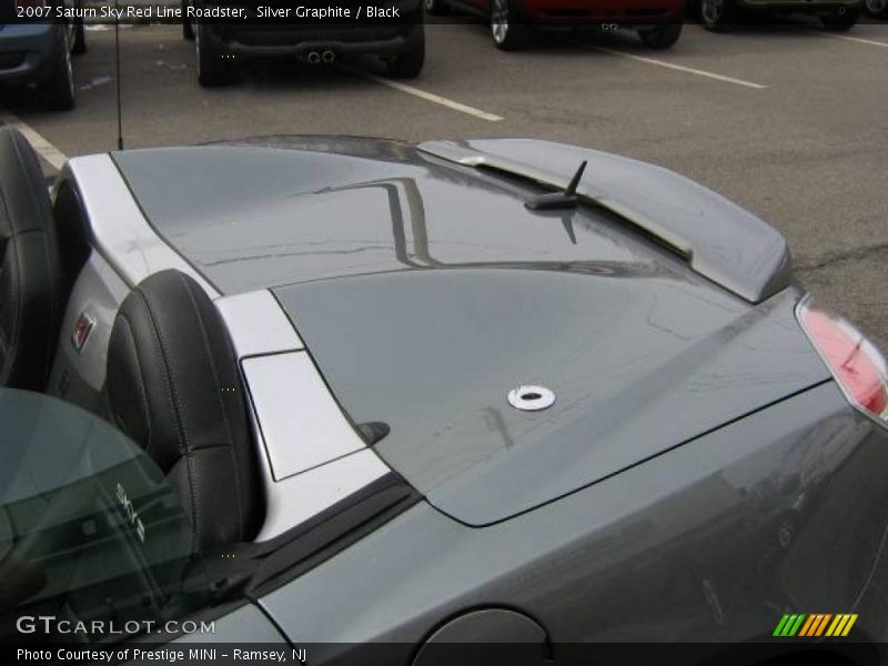 Silver Graphite / Black 2007 Saturn Sky Red Line Roadster