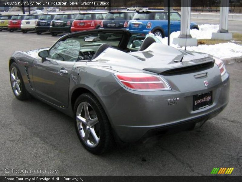 Silver Graphite / Black 2007 Saturn Sky Red Line Roadster