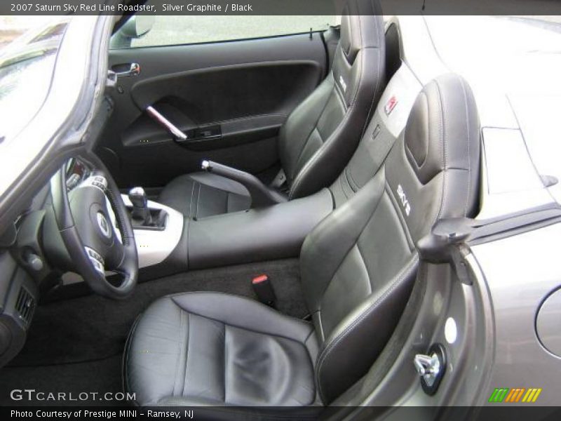Silver Graphite / Black 2007 Saturn Sky Red Line Roadster