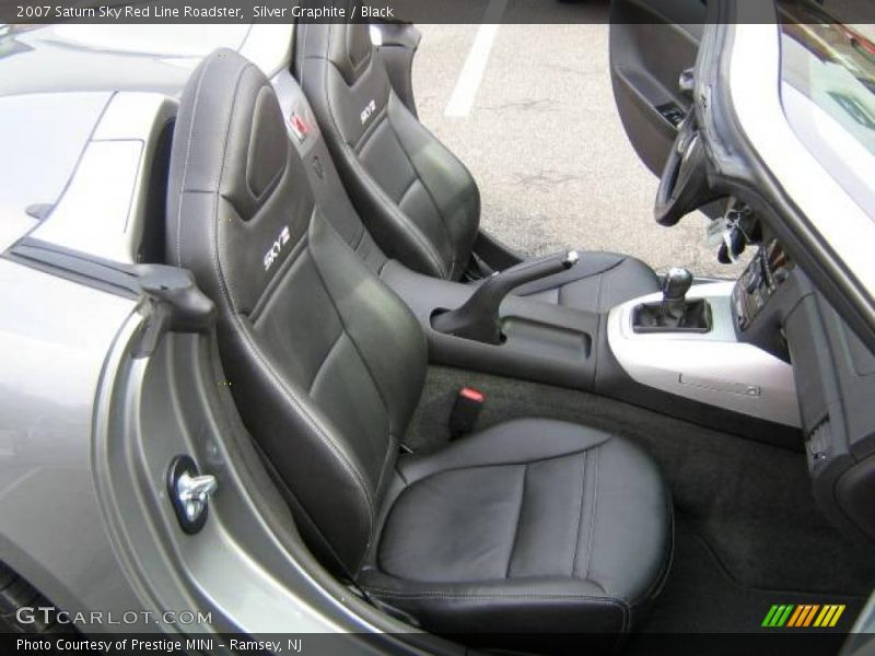 Silver Graphite / Black 2007 Saturn Sky Red Line Roadster