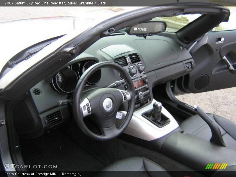 Silver Graphite / Black 2007 Saturn Sky Red Line Roadster
