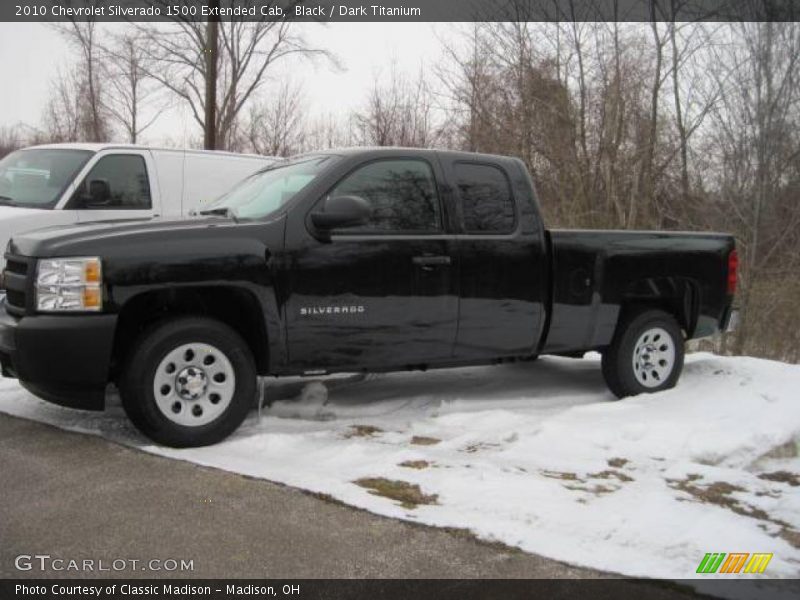 Black / Dark Titanium 2010 Chevrolet Silverado 1500 Extended Cab