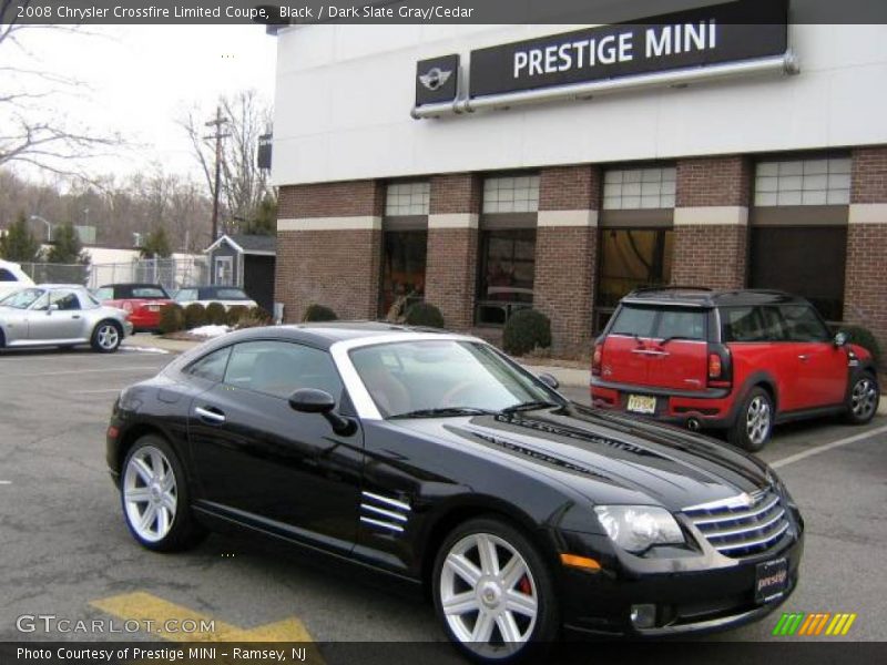 Black / Dark Slate Gray/Cedar 2008 Chrysler Crossfire Limited Coupe