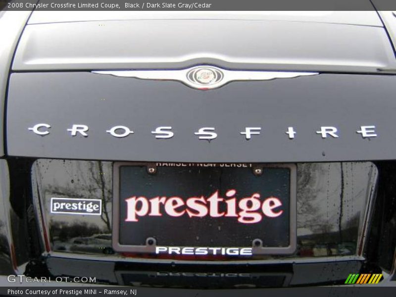 Black / Dark Slate Gray/Cedar 2008 Chrysler Crossfire Limited Coupe