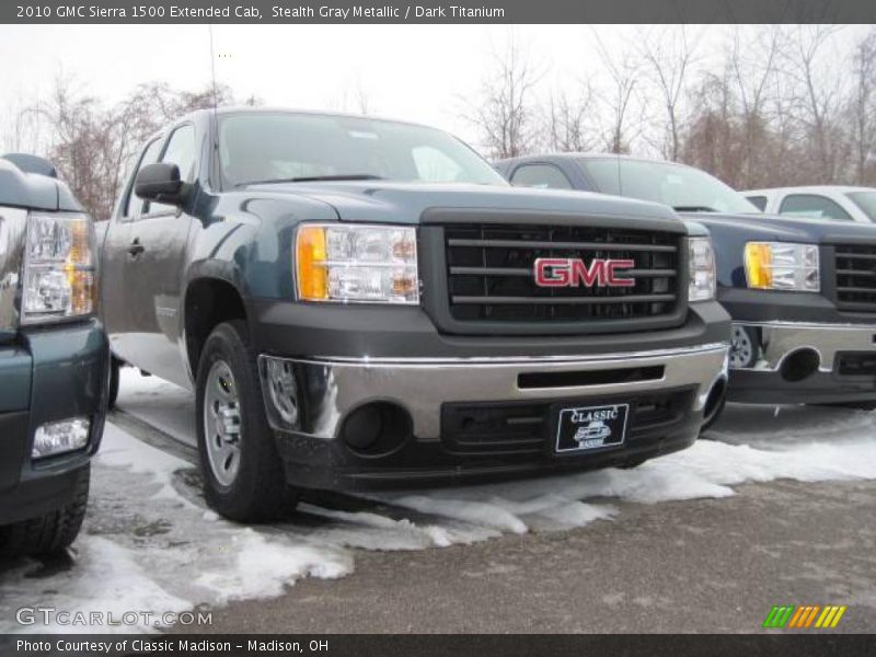 Stealth Gray Metallic / Dark Titanium 2010 GMC Sierra 1500 Extended Cab