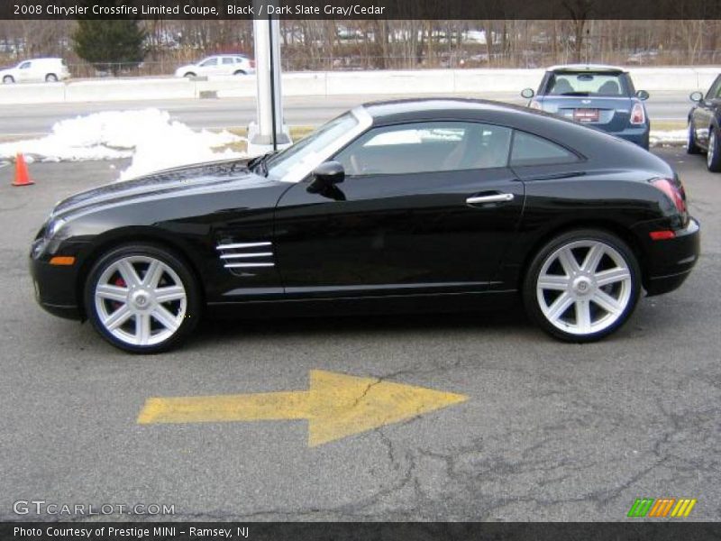Black / Dark Slate Gray/Cedar 2008 Chrysler Crossfire Limited Coupe
